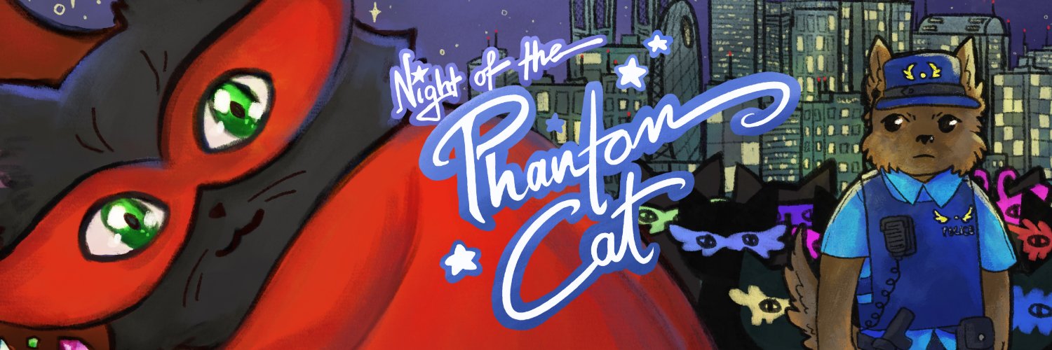 Night of the Phantom Cat — Key Art